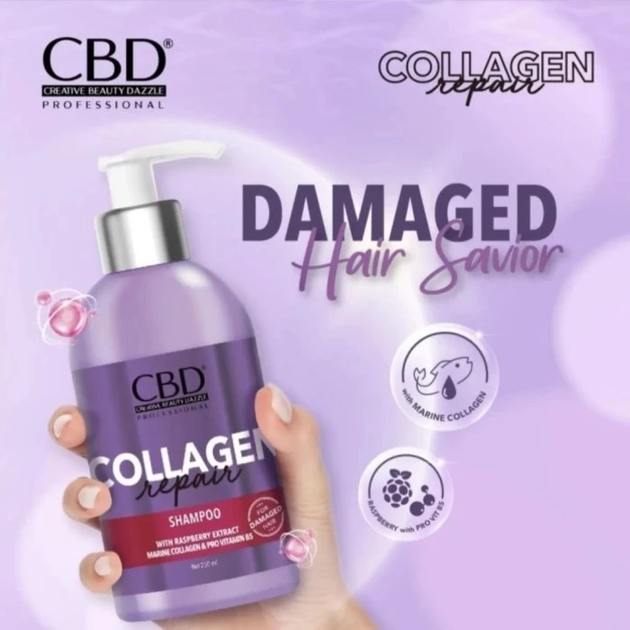 Murah Cbd Collagen Repair Series Shampoo Conditioner Ungu Lazada Indonesia