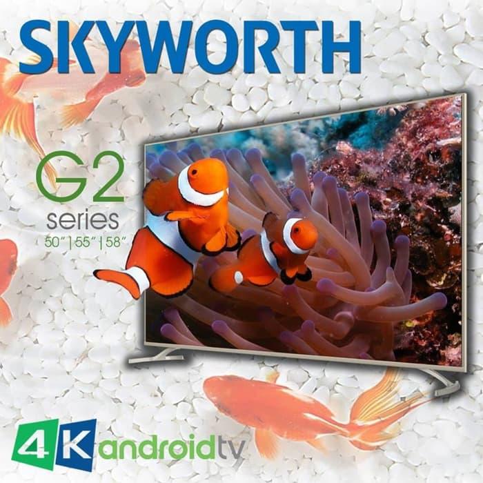 GRATIS ONGKIR COOCAA LED TV 50 inch 4K SMART ANDROID DIGITAL LED UHD TV FREE GAMEPAD- Khusus JATABEK