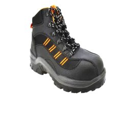Bata Sepatu Safety Industrials Tipe Charleston - Hitam