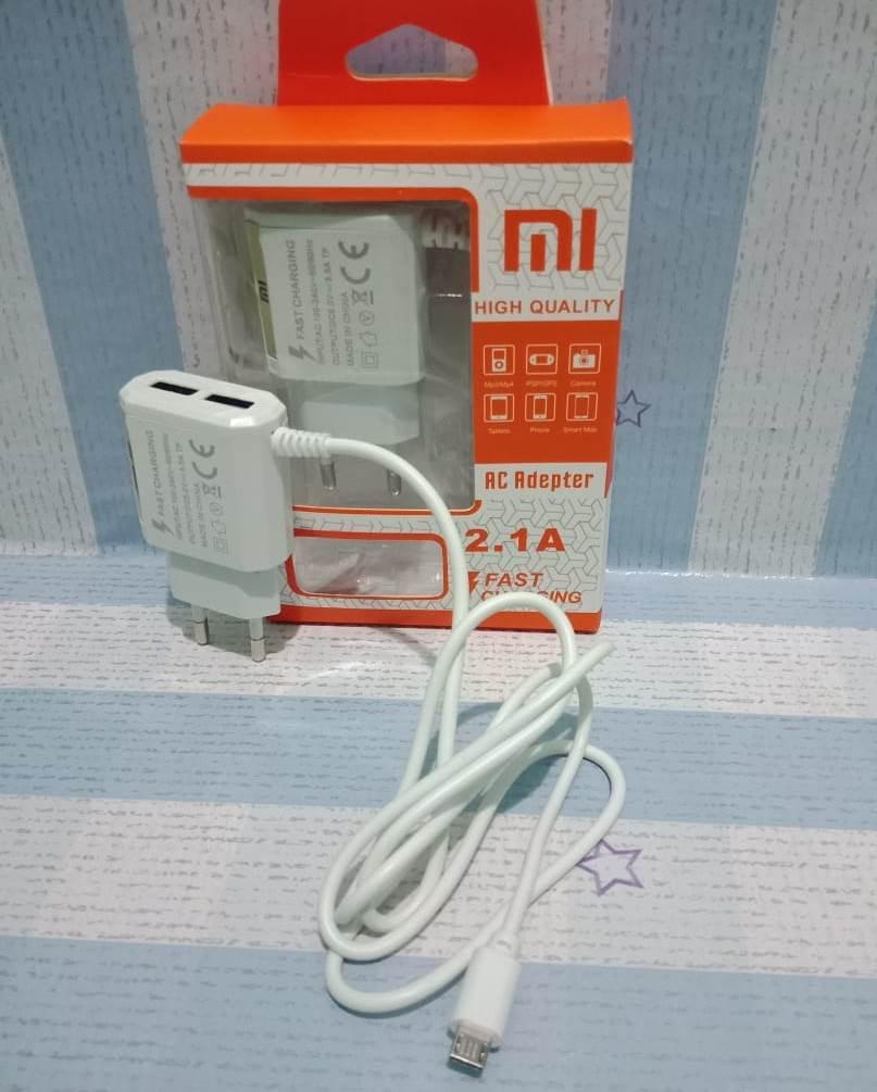 New Fast Charging LED XIAOMI 2 Lubang / Charger / Carger / Chasan / Casan / Cas / Fastcarger / FastCarging / Xiaomi Xiomi Xiami For Redmi Note 1 2 3 4 2S Note1 Note2 Note3 Note4 1S Redmi2 / Mi4i Mi 4i / 4x 4A - ARS