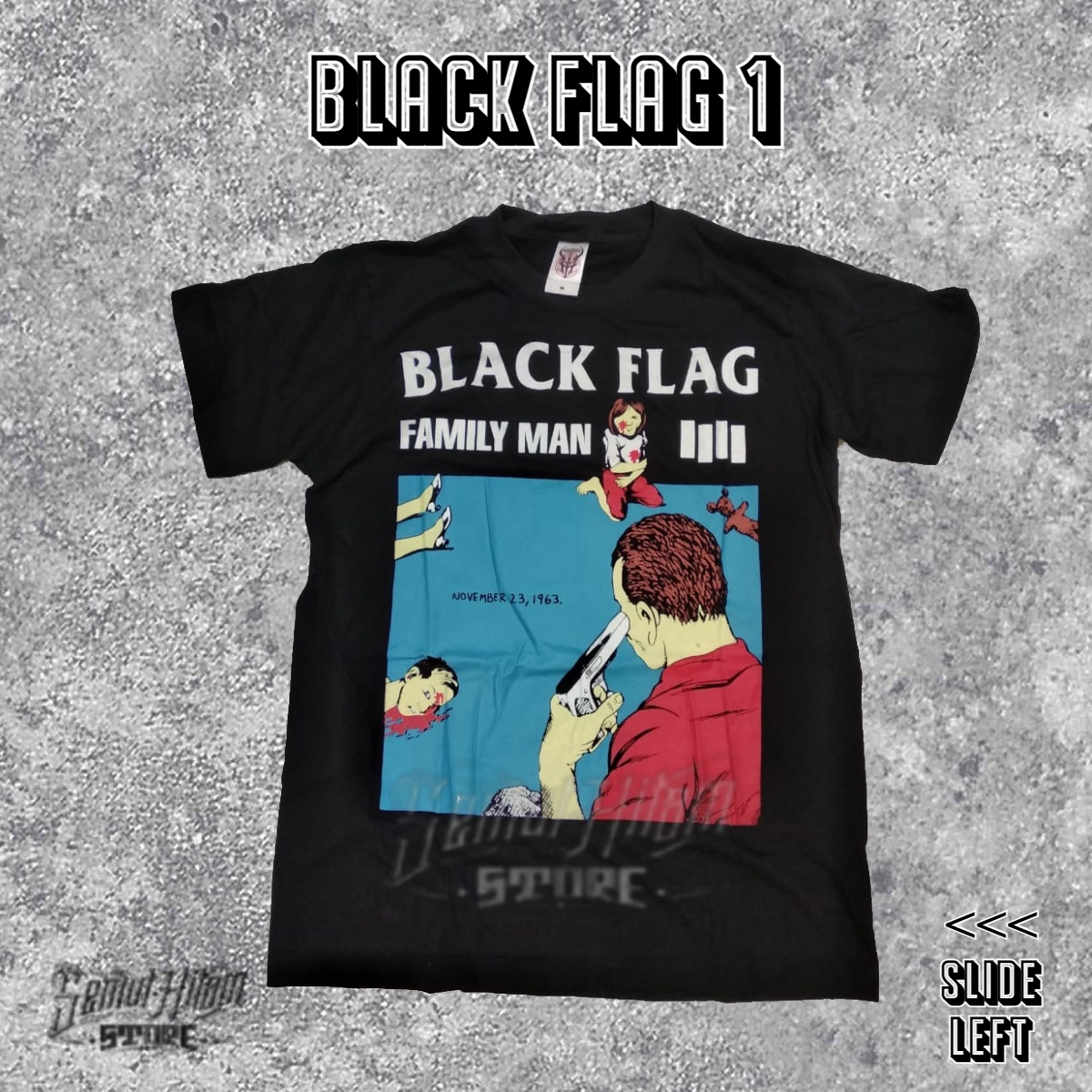 Jual Tshirt Punk Black Flag Terbaru 