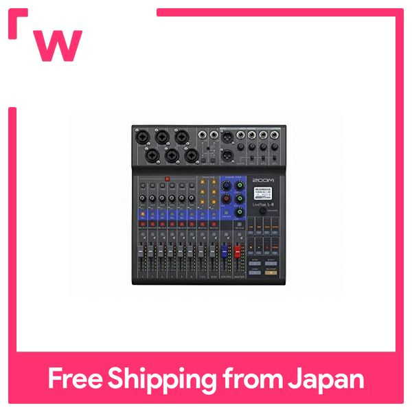 ZOOM Zoom Digital Mixer 8ch Mixer Live Streaming Audio Interface