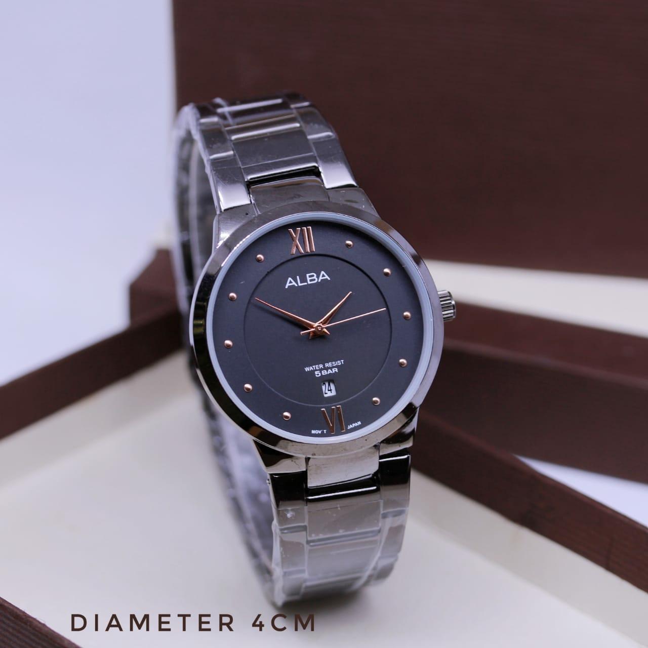 jam tangan pria Alba cowok (4cm) water resistert