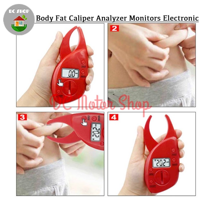 ALAT UKUR LEMAK TUBUH DIGITAL BODY FAT DIGITAL CALIPER / KALIPER SCALE ...
