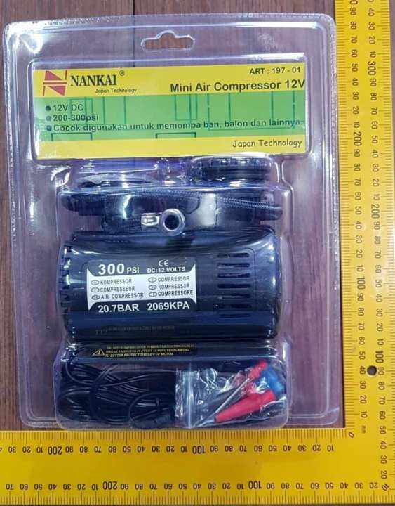 Mini Air Compressor / kompresor pompa angin ban mobil