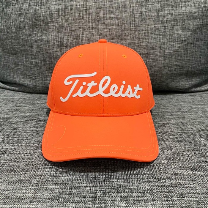 orange titleist visor