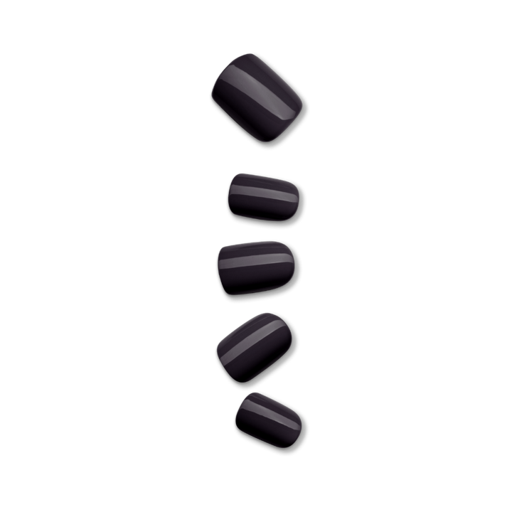 [IMPRESS] COLOR PRESS-ON MANICURE ALL BLACK