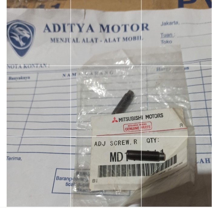Baut Setelan Klep Kuda Grandia 2000cc Mobil Lancer Evo 3 CB4 1600cc OEM 