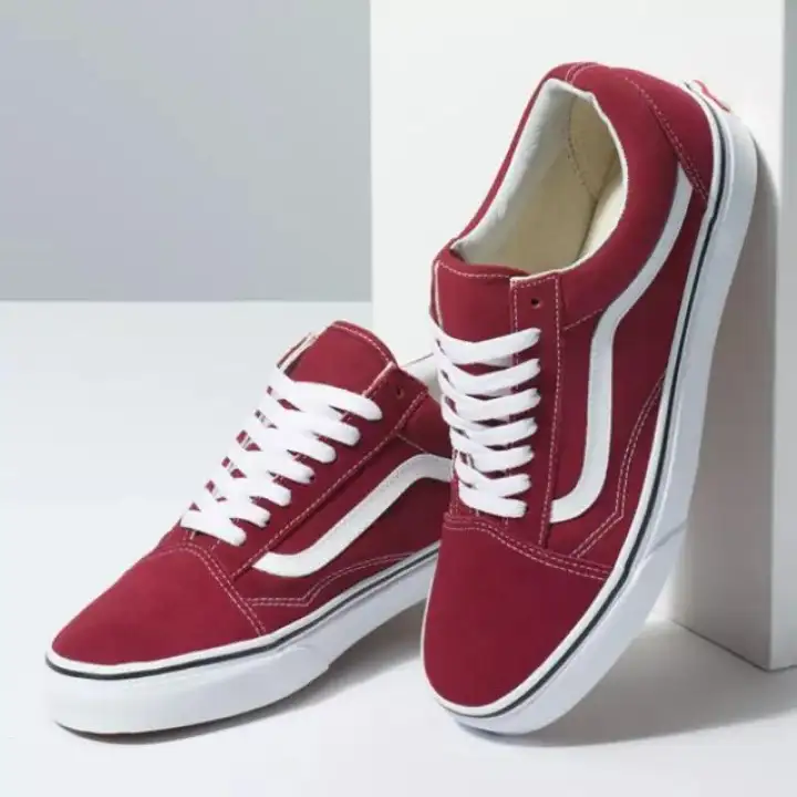 Sepatu Vans Old Skool Premium Merah 