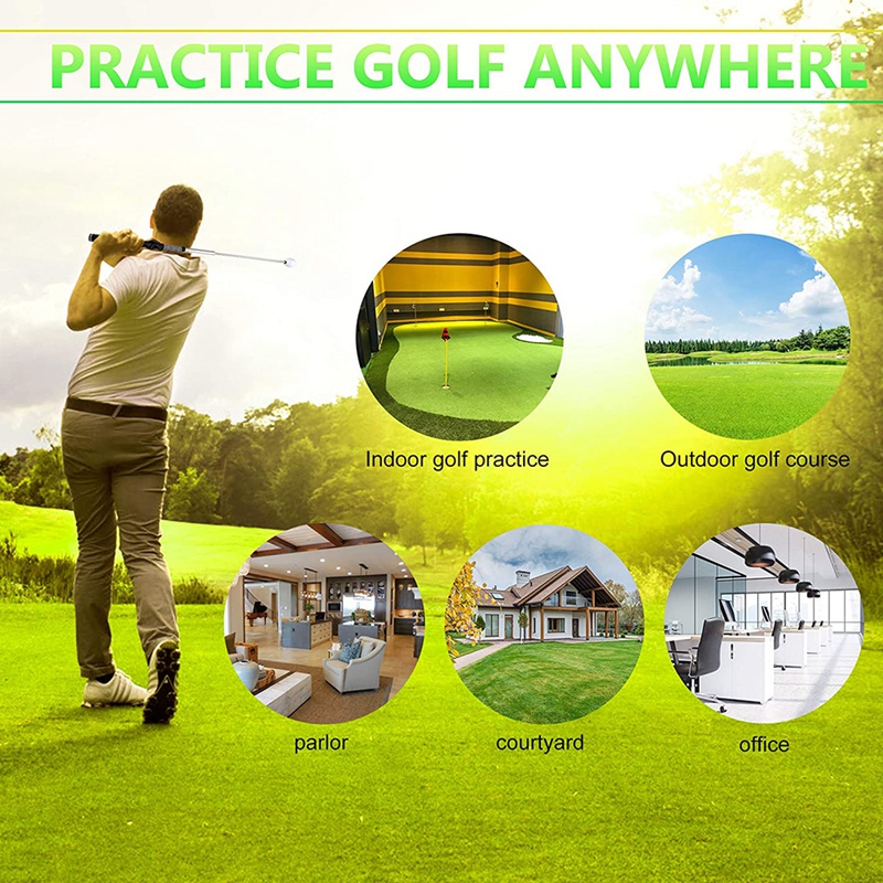 Golf Swing Trainer Aid - Power Flex Golf Swing Training Aid for Flexibility, Tempo, and Strength Golf Warm-Up Stick