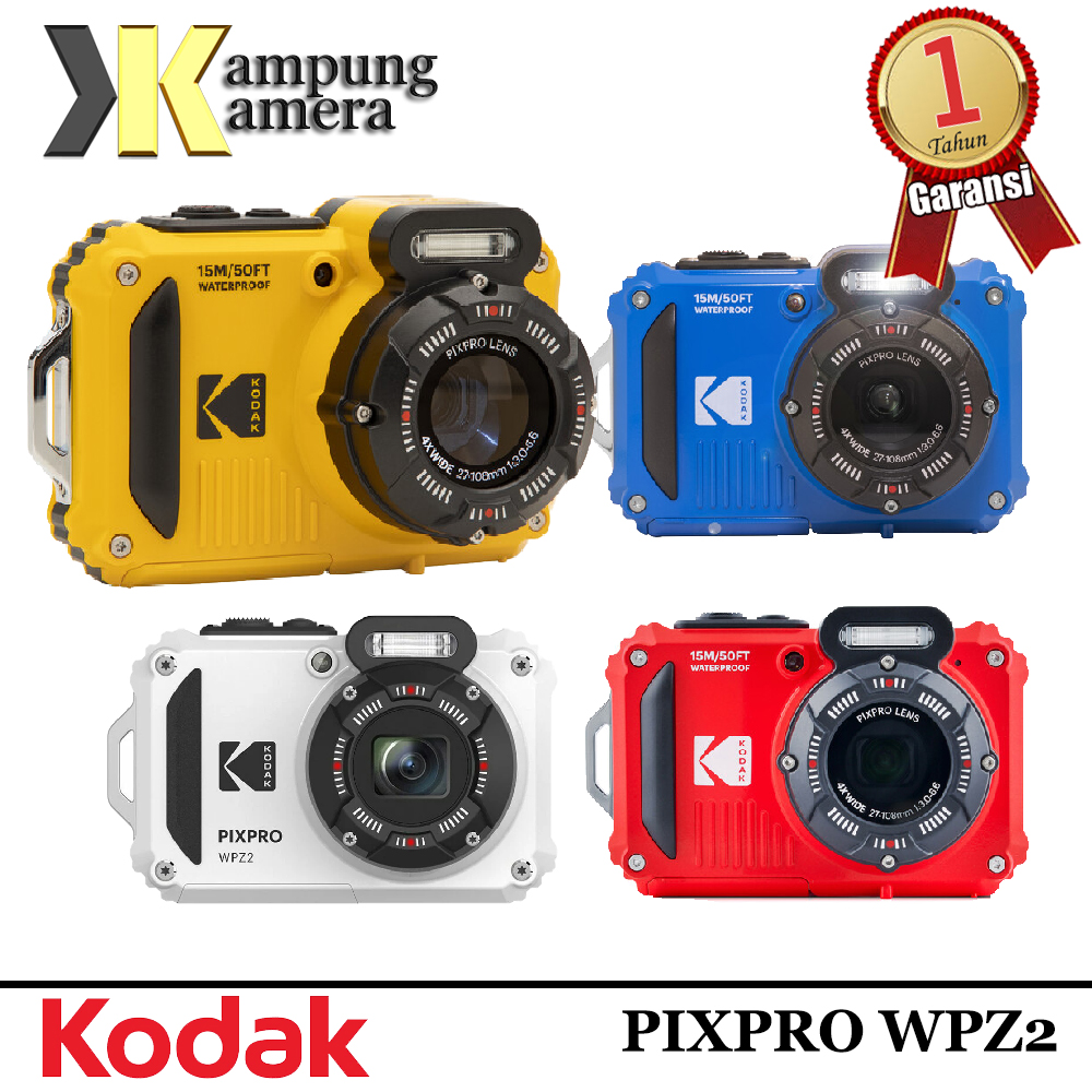 Kodak PIXPRO WPZ2 WPZ 2 WPZ-2 Digital Camera Waterproof Kodak PIXPRO WPZ2 WPZ 2 WPZ-2 Digital Camera Waterproof
