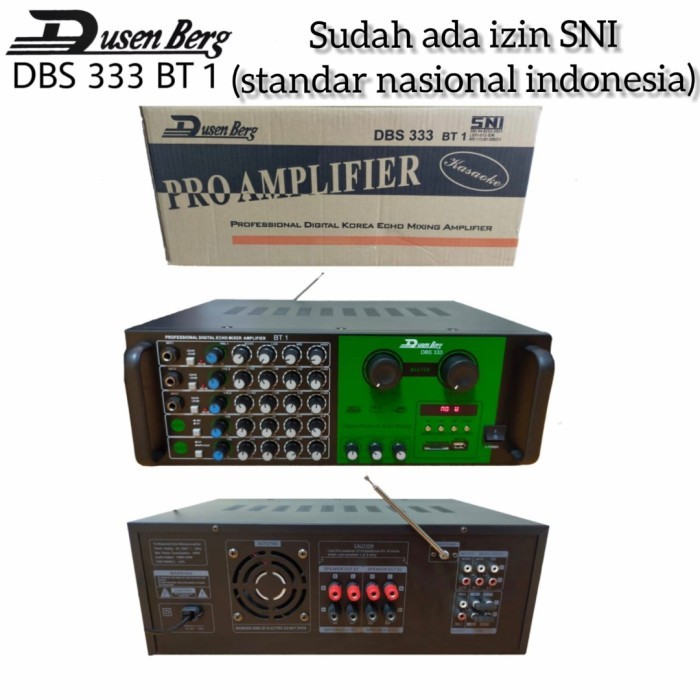 Ampli Dusenberg Dbs333 Bt1 Watt 125x2 Usb Sdcard Bluetooth Amplifier Dbs 333 Bt 1 ( Bayar