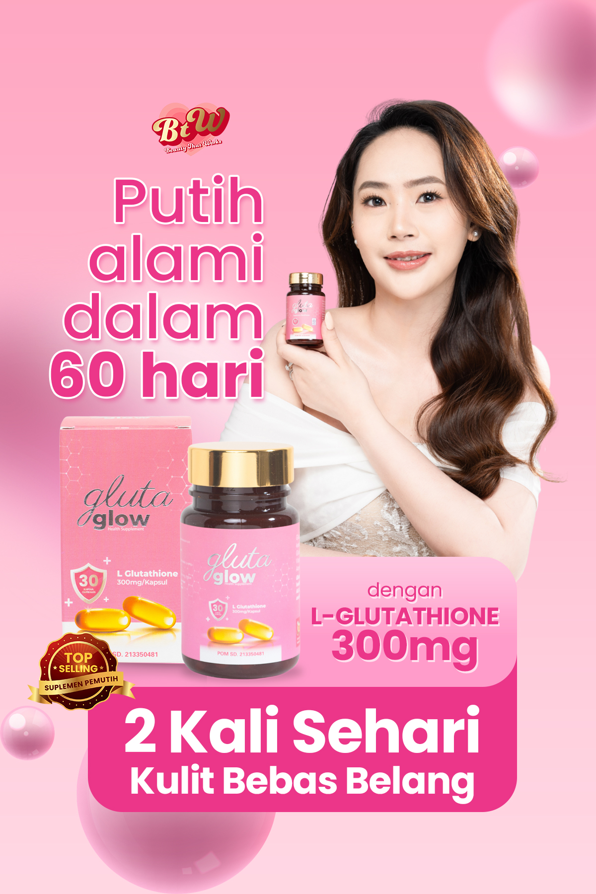 manfaat glutathione untuk wajah 7 Obat Pemutih Kulit yang Aman main image 0