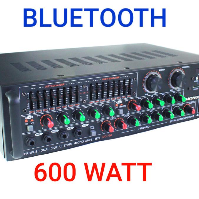 Amplifier karaoke/power mixer 4 Channel Marcopolo mc158 (600 watt