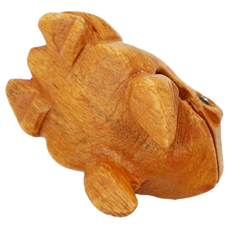 Cozinest Percussion Instruents Wooden Frog Ediu Size 4.8 Inch, 4