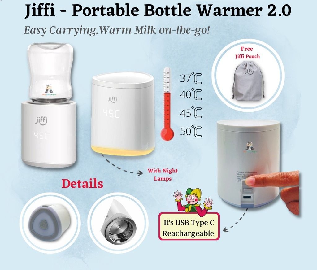 NEW VERSION Jiffi Portable Bottle Warmer/ jiffi pemanas asi
