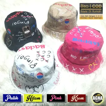 topi bucket lazada
