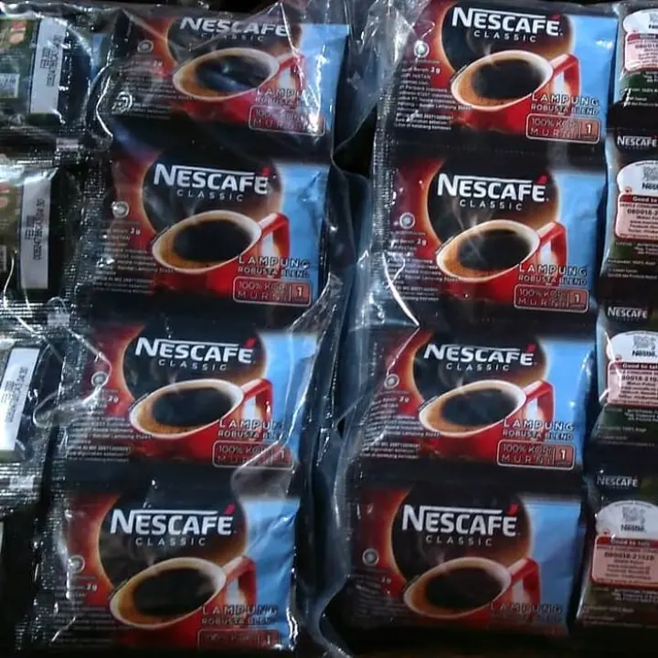 Kopi Nescafe Classic 2 Gram 1 Pack Paket Isi 6 Renceng Isi 60 Sachet Lazada Indonesia