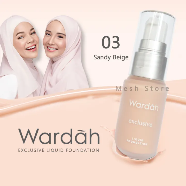sandy beige wardah foundation
