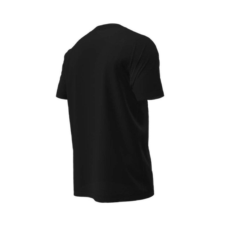 New Balance Stacked Logo Men's T-Shirt - Black