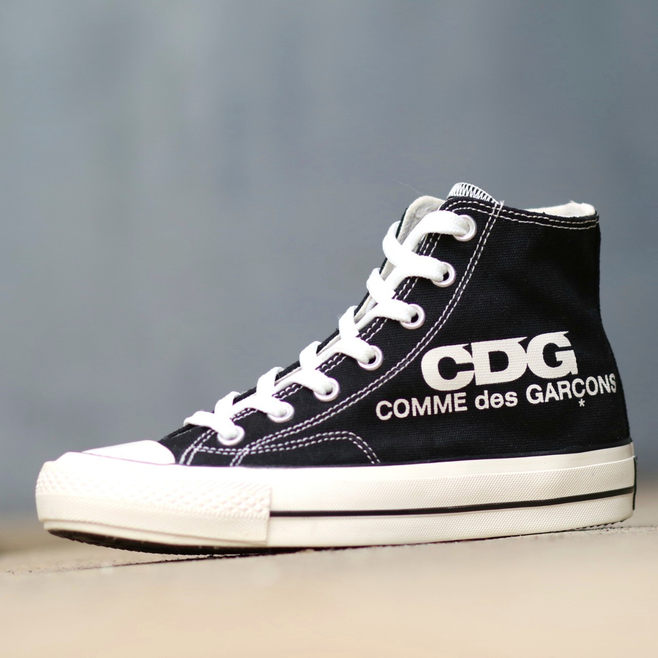 CDG MOTIF BLACK EGRET 70S HIGH PREMIUM 