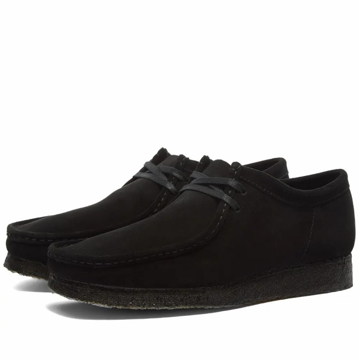 clarks black suede shoes