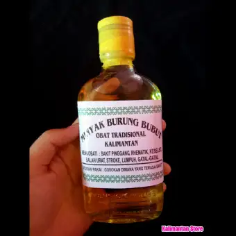 Minyak Pijat Burung Bubut Asli Kalimantan Lazada Indonesia