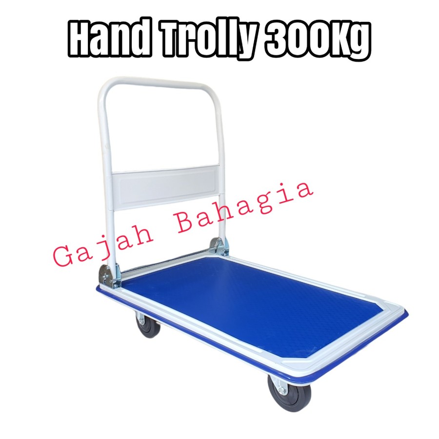 Troli lipat dorong Hand truck 300 kg Lori Alat angkut barang trolly ...