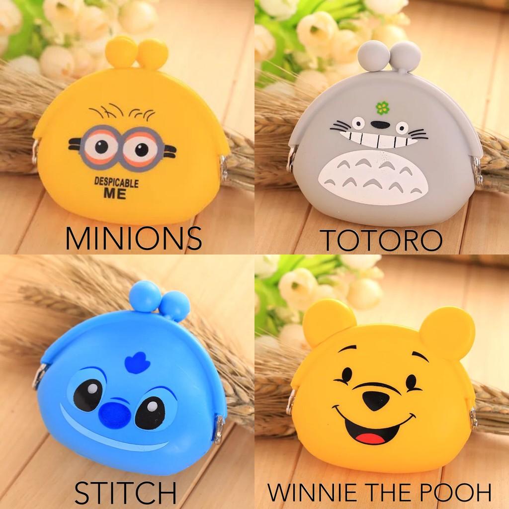 Dompet Koin Karakter 022 Silikon Silicone Pouch Tas Receh Lucu Unik