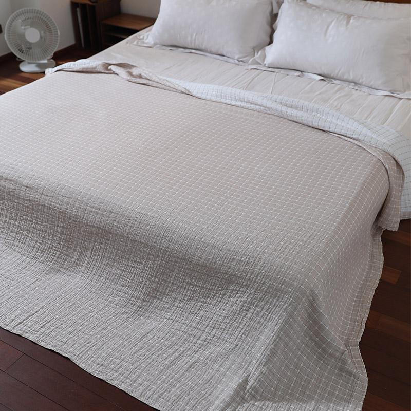 Bắc Âu Tối Giản Đơn 100% Cotton Vải Xô Dệt Nổi Chăn Mùa Hè, Chăn Mỏng Đắp Mùa Hè 100% Cotton Hai Người Chăn Mùa Hè Chăn Điều Hòa Mỏng