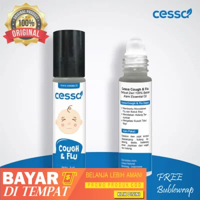 Cessa Cough N Flu (0-2 tahun) - Chio Cough N Flu (0-2 tahun) - Essential Oil Pereda Batuk & Pilek Bayi Aromaterapi Baby