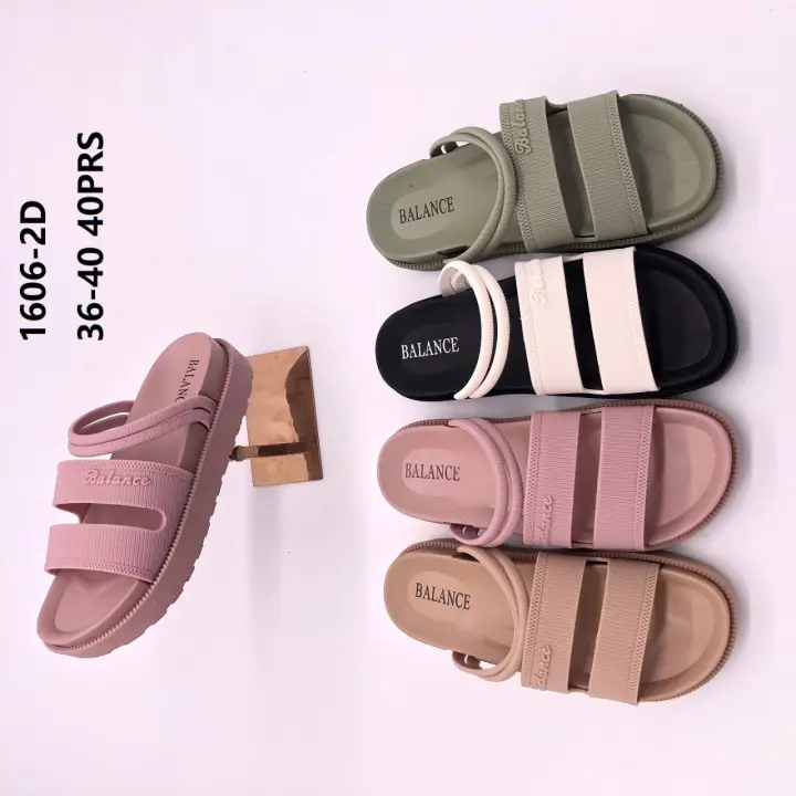 Sandal Balance 1606 2d Sandal Balance Ban 2 Tali Belakang Sandal Kekinian Dan Trendy Lazada Indonesia