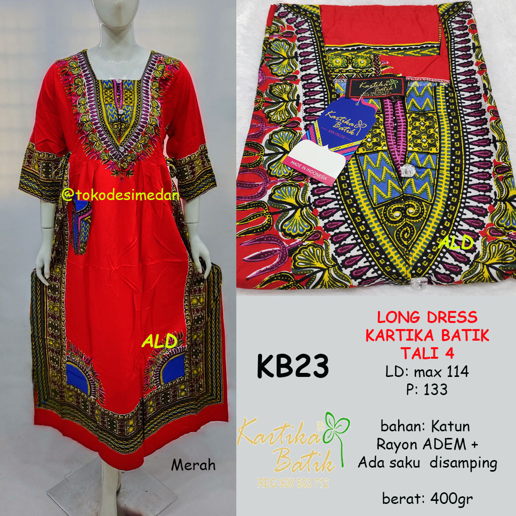 Daster Kartika Batik Long Dress Tali 4 