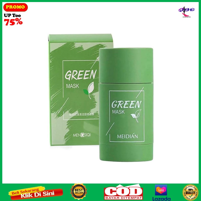 Green Mask Stick MEIDIAN green tea/ Masker wajah Teh Hijau produk dari [MEDIAN] Lazada Indonesia