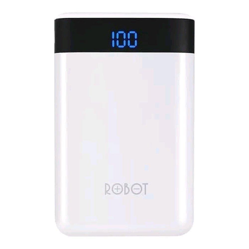 Powerbank Robot RT7400 Led Indicator 6600mAh By Vivan 2usb Ports Original
