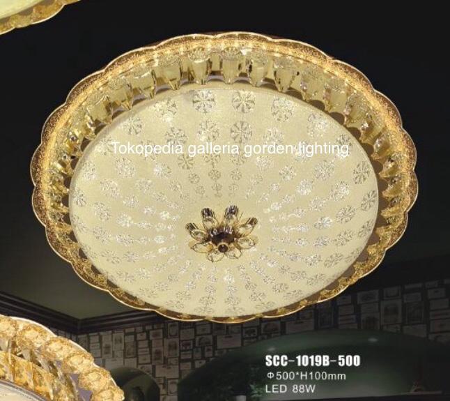 Promo lampu hias plavon kristal dekorasi ruang tamu - kamar 1019B -50cm Termurah