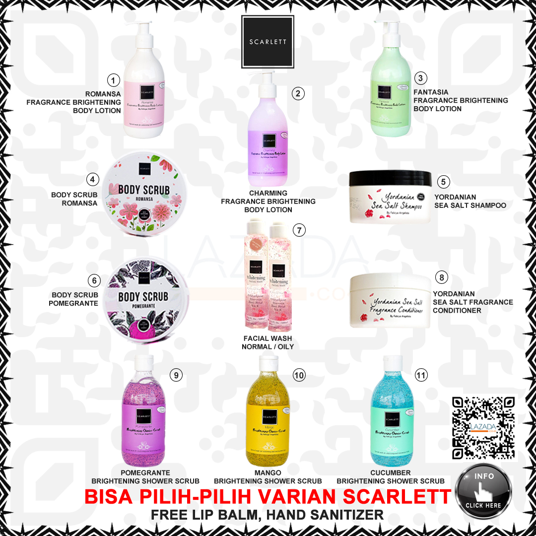 scarlett whitening brightening moisturizer