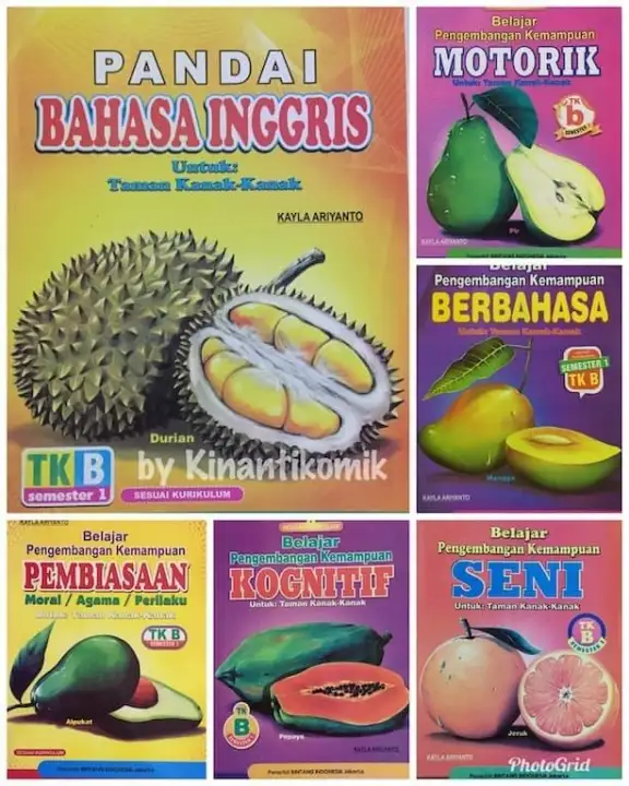 Paket Lengkap Lks Tk B Semester 1 Buku Pegangan Anak Tk B Lazada Indonesia