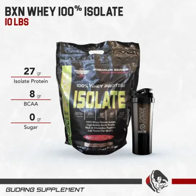 BXN Whey Isolate 10 Lbs Whey Protein Isolate 100% Isolate Gudang Supplemen