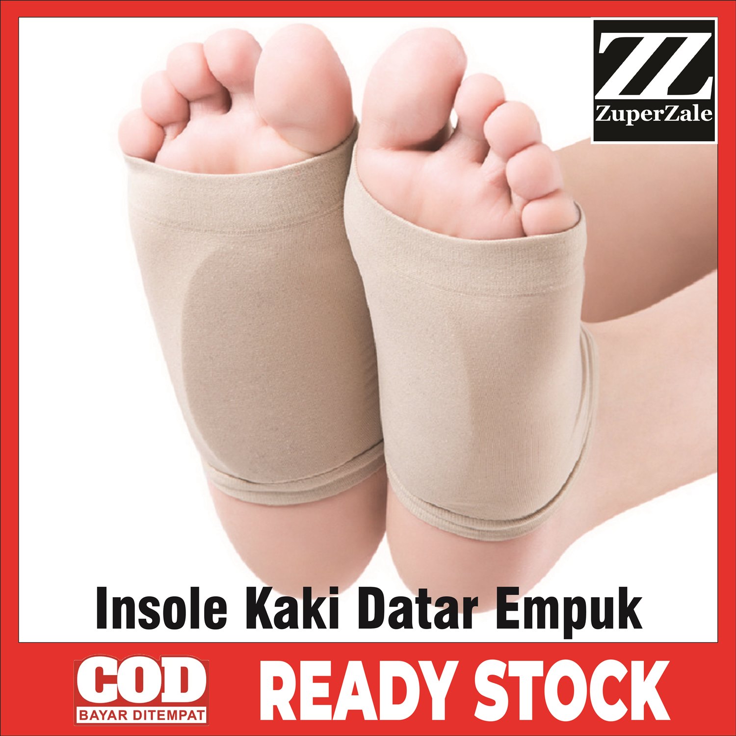 Telapak Kaki Flat Foot Sepasang Flat Foot Arch Support Lembut