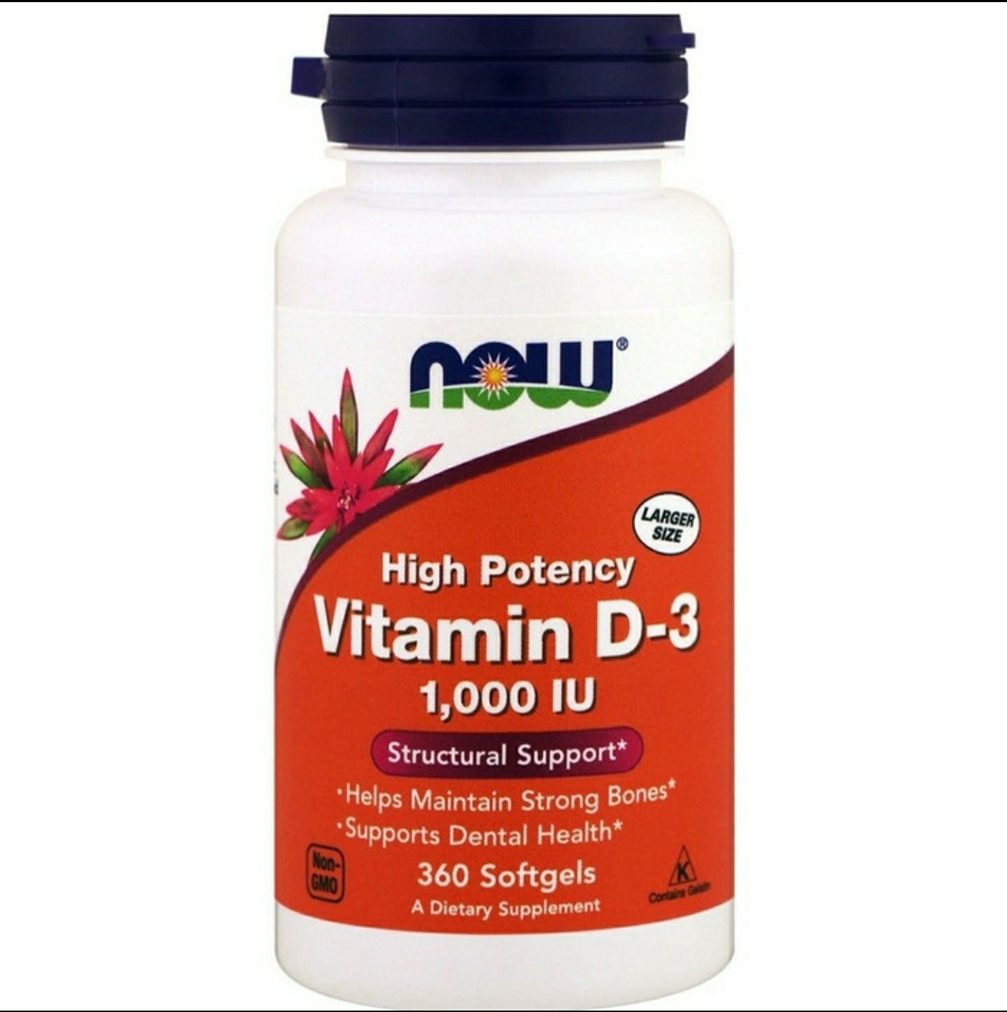 now vitamin d3 vit d3 vitamin d vit d 1000iu 1000 iu 360 | Lazada Indonesia