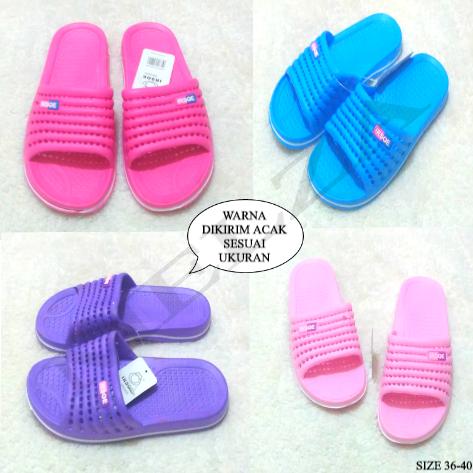 Sandal Wanita Sendal Karet Perempuan Flip Flop Selop Wanita Slip On Flat Melza Warna Dikirim Acak Sesuai Ukuran Sendal Karet Irsoe Kokop Wanita