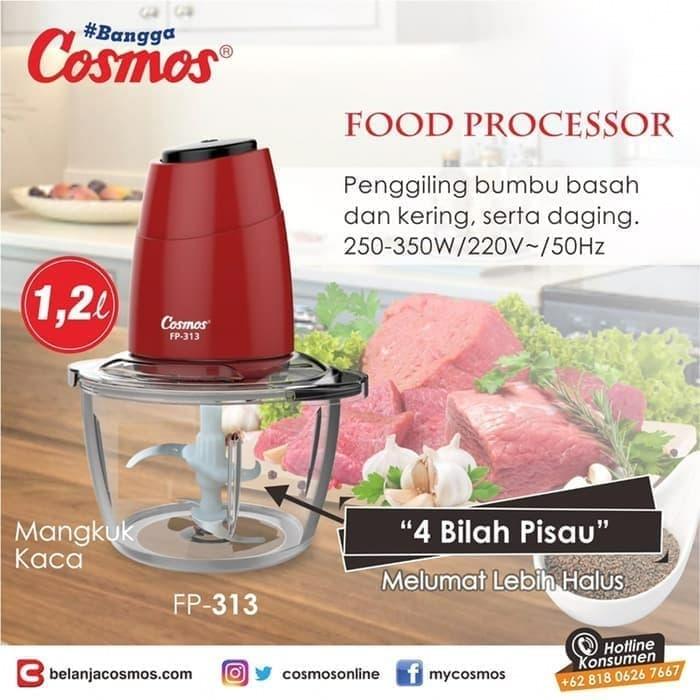 Cosmos Fp300 Food Processor Putih Gratis Pengiriman Bali 