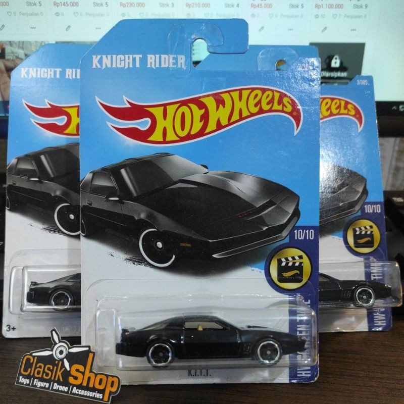 Hotwheels Hot Wheels Kitt Knight Rider Hw Screen Time Lazada Indonesia