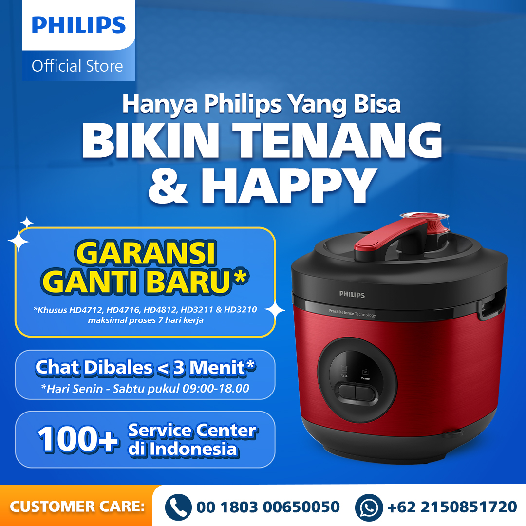 Philips Rice Cooker Penanak Nasi L 3000 Premium Series