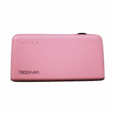 BCare Power Bank 7800 mAh B Care Slim leather case Slim Wlllet Original - Pink