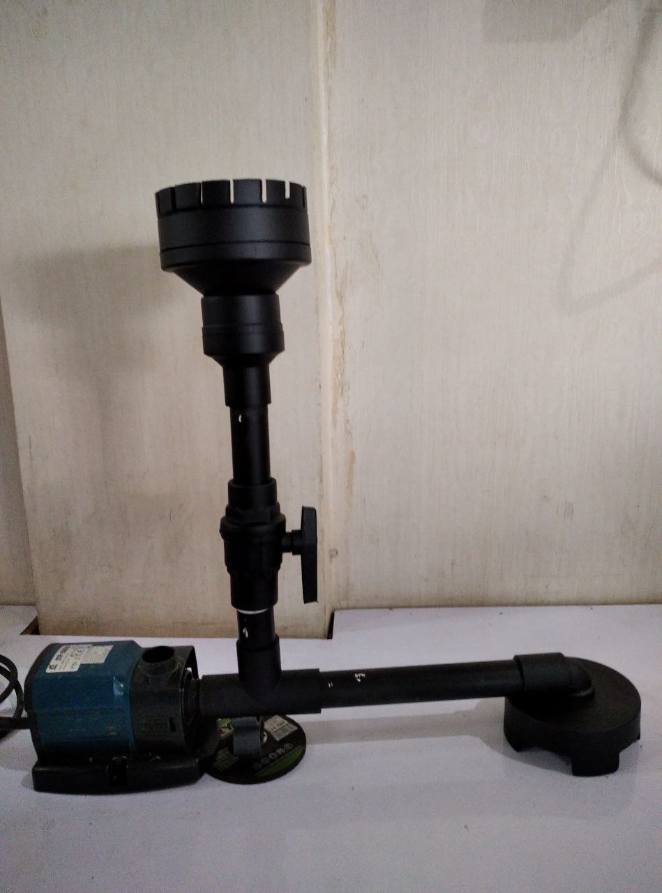 skimmer kolam koi skimer putar murah 4 inc paket,+ vacum drain (tanpa