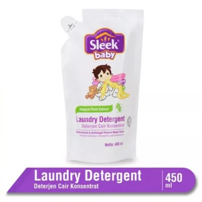 Sleek Baby Laundry Detergent Sabun Cuci Baju Bayi 450mL refill