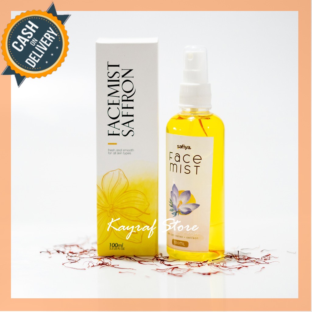Safiya Safron Face Mist Air zam zam mask Spray asli original 100 ml