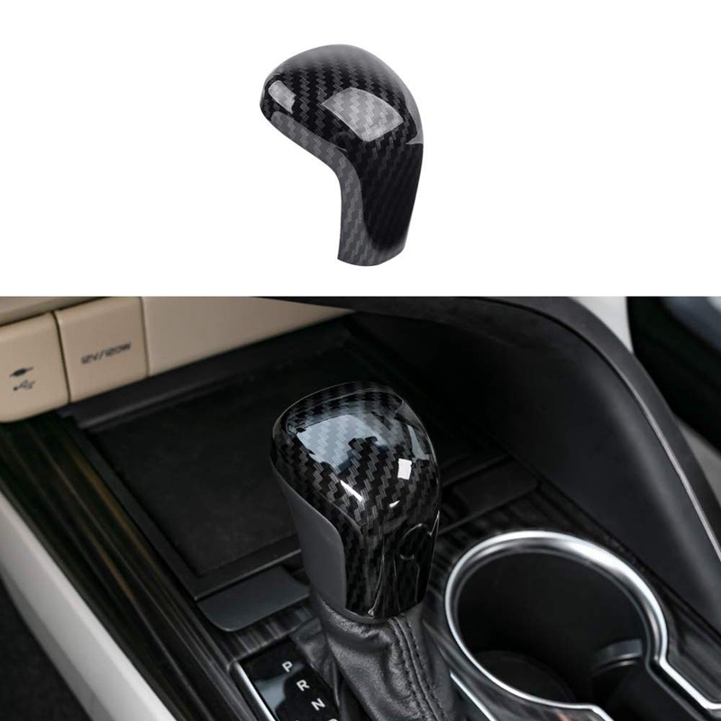 Gear Knob Cover Trim Sticker Decoration ABS for Toyota Camry 2018-2020 Car Accessories